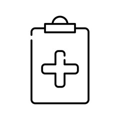 health report line icon