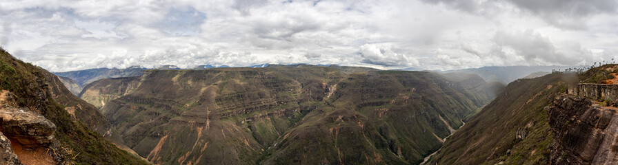 Naklejka premium Cañón del Sonche en Chachapoyas, Amazonas, Peru