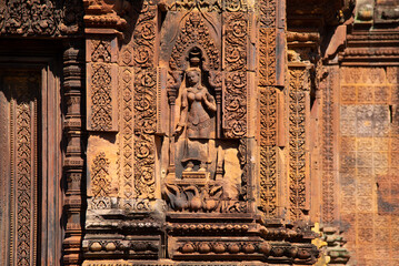 Banteay Srei temple, old city, Cambodia