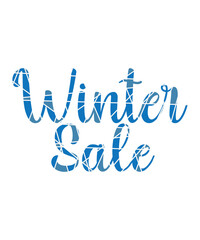 Winter Sale Business and Advertising Vector illustration.