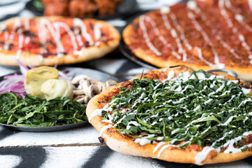 pizza champiñones