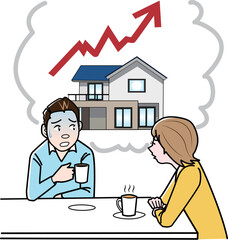 住宅ローン金利引き上げに不安な人々