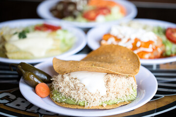 Tostada pollo