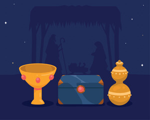 holy family and kings gifts