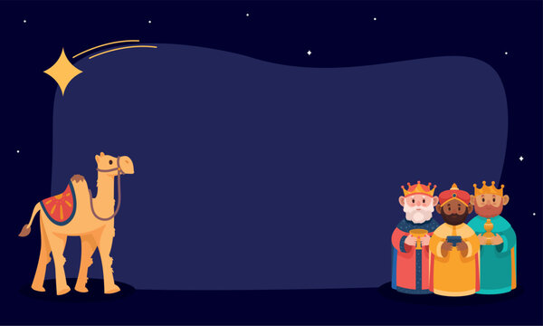 wise men and camel
