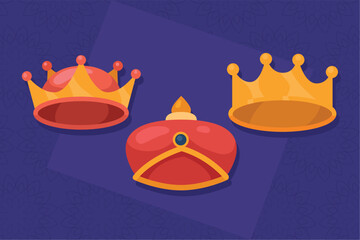 wise men crowns