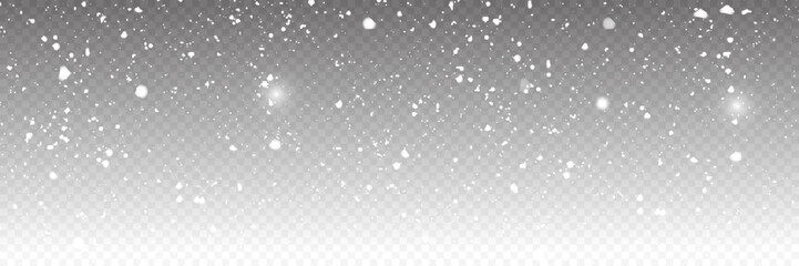 Snow and wind on a transparent background. White gradient decorative element. vector illustration. winter and snow with fog. wind and fog.