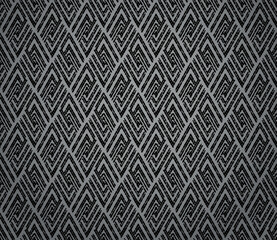 Abstract geometric pattern. A seamless vector background. Black and gray ornament. Graphic modern pattern. Simple lattice graphic design