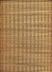 Wicker rattan surface close-up. Textured background.