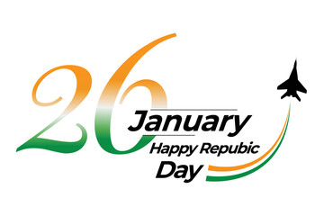 Fototapeta premium 26 January - republic day of India, vector illustration