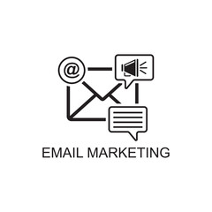Obraz premium email marketing icon , advertising icon