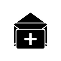 medical report glyph icon
