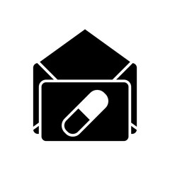 medicine glyph icon