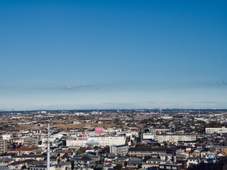 Obraz premium 木更津太田山公園から観た風景