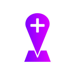 location gradient icon
