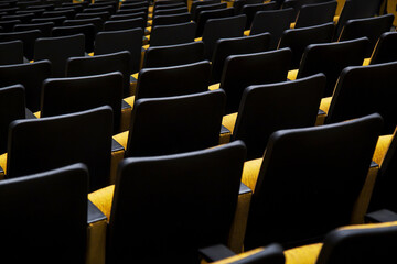 Chair in the auditorium