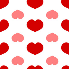 love pattern shape for valentines day. illustration of heart shape vector template.