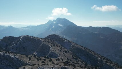 Majestic mountains and magnificent landscapes, mountain ranges and the magical texture of nature