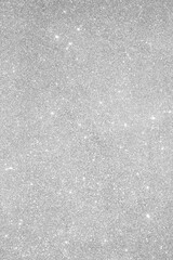 Silver background Abstract Bokeh Christmas.	
