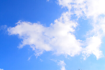 blue sky with clouds
