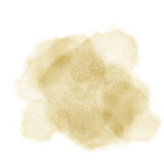 Golden Watercolor Smudge