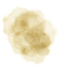 Golden Watercolor Smudge