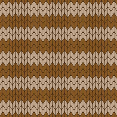 knitted texture of brown color, Abstract knitted pattern