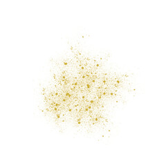 Golden Watercolor Smudge