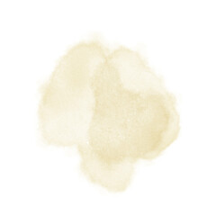 Golden Watercolor Smudge
