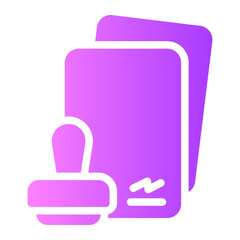 contract gradient icon