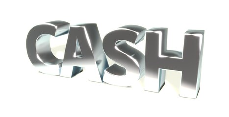 Cash, Kapital, Business, Schrift, 3d, gold