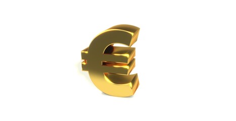 Euro, Gewinn, Kapital, Business, Schrift, 3d, gold