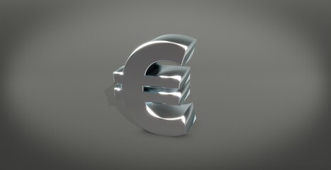 Euro, Gewinn, Kapital, Business, Schrift, 3d, silber