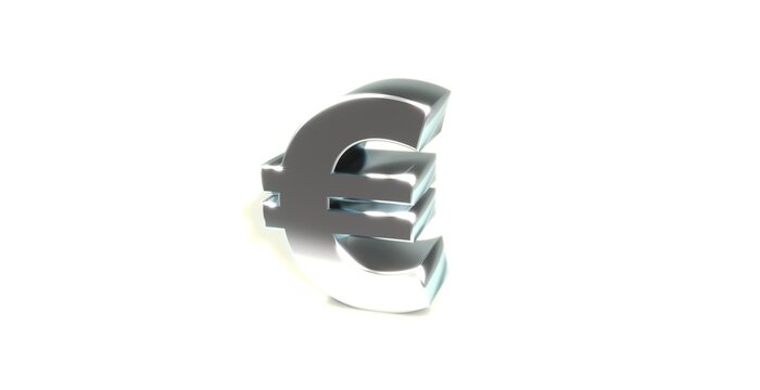 Euro, Gewinn, Kapital, Business, Schrift, 3d, silber