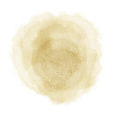 Golden Watercolor Smudge