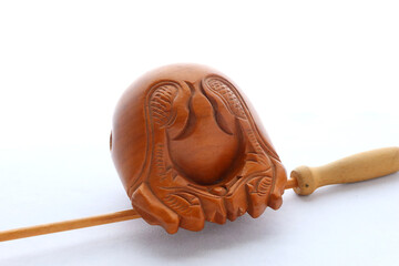 日本の仏教儀式で使われる木魚 打楽器2