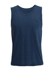 Sleeveless Tank Top, Blue Gray