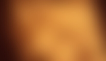 Gold and black surface, smooth abstract background. Yellow and orange color background with rays