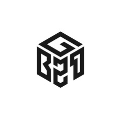 B21G Logo Design, Box Logo, 3D, cube logo, isometric logo