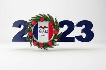 2023 Iowa With Wreath