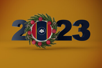  2023 Mississippi With Wreath
