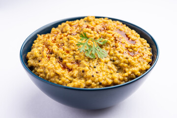 Millet Khichdi or bajra khichadi is a one pot healthy and protein rich gluten-free Indian meal