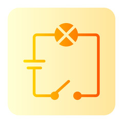 wiring diagram gradient icon