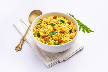 Peanut rice is one of the popular South Indian variety rice recipe