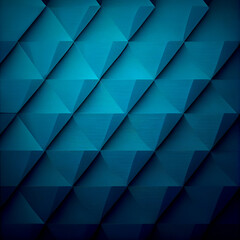 Plakat HD Blue geometric texture background 3D