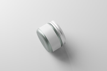 frosted glass cosmetic bottle