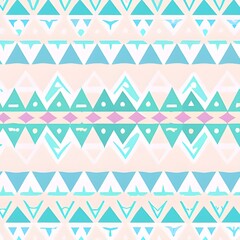 Pastel Ethnic pattern background. Generative AI.