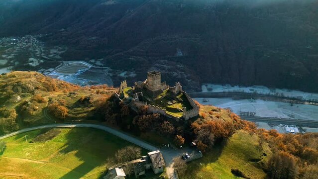 The Cly castle Aosta valley