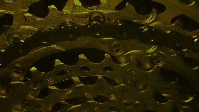 Zahnr&auml;der, Fahrrad, antrieb, rotation, kette, mtb, rennrad