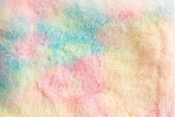 Colorful fur background